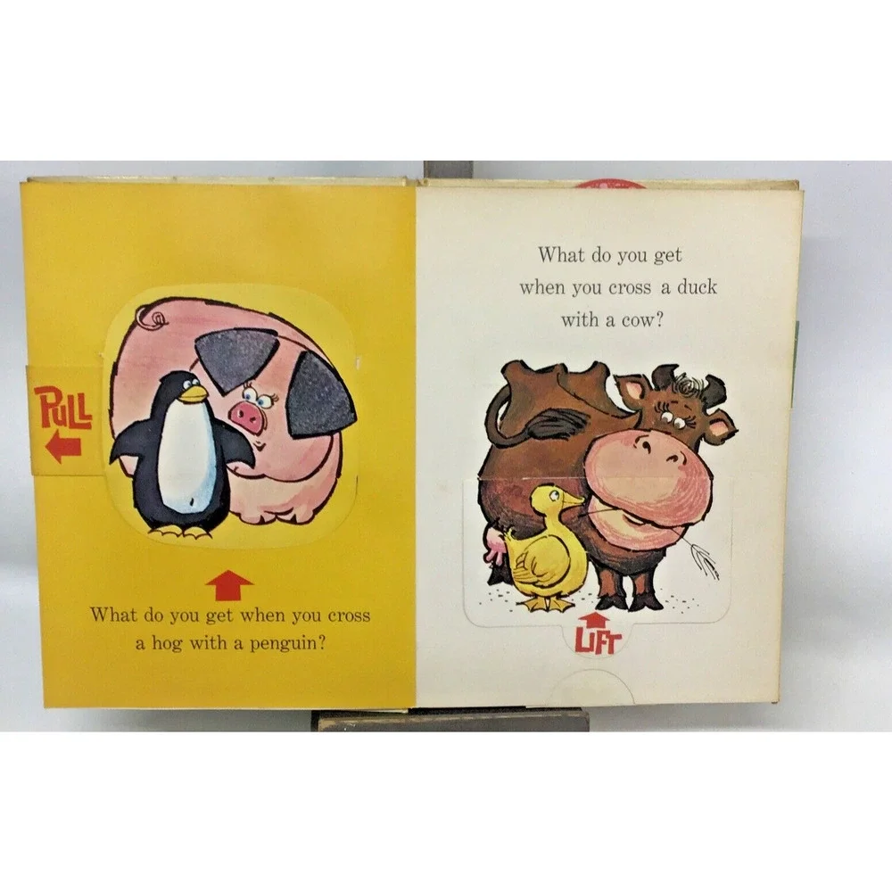 Vintage Pop-Up What Do You Get Hardcover Book Random House Movable Flaps 1960s